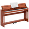 UMOMO 88 Key Digital Piano Keyboard, Full Size Electric Piano with Piano Stand, Headphone Jack, 3 Pedal, Electronic Piano for Beginner, Adults, Brown