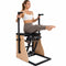 TTGIEET Wood Pilates Reformer Chair with Adjustable Resistance Springs, Split Pedals & Handles, Home Gym Core Trainer for Rehab