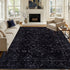 TTGIEET Persian Vintage 8x10 Floral Area Rug, Scalloped Washable Non Slip Stain Resistant Large Carpet for Standard Living King Bedroom Dining Office