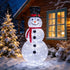 TTGIEET 5ft Lighted Pop-Up Snowman Outdoor Christmas Decoration with 140 LED Lights, Hat & Scarf