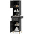 TTGIEET Salon Stations for Hair Stylist, Barber Station w/Glass Shelf & Golden Handles, Hair Salon Station Beauty Salon Spa Equipment w/6 Hair Dryer Holders, 2 Storage Cabinet & Drawers