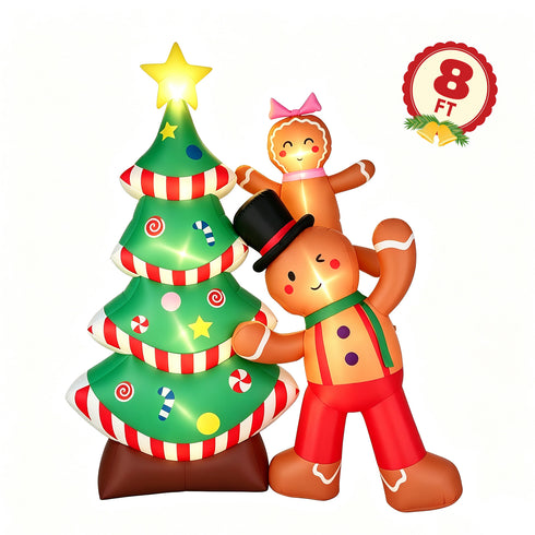 TTGIEET 8FT Christmas Inflatables Outdoor Decorations, Blow Up Yard Decoration