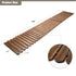 TTGIEET Roll Out Straight Wood Garden Pathway, 12 ft x 17 in Walkway Path with Rounded Edges & Wire Rope Connectio for Backyard Wedding Party