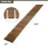 TTGIEET 12FT Wooden Roll Out Garden Pathway, 22" Wide Outdoor Walkway with Anti-Slip Spikes, No Install Patio Path Mat for Lawn Backyard (Dark Brown)