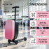 TTGIEET Kids Scooter Luggage, 20 Inch Foldable Ride-On Suitcase with LED Wheels, 40L Capacity, Adjustable Handlebar