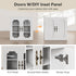 TTGIEET Sideboard Buffet Cabinet with Storage, Kitchen Storage Cabinet with 2-Doors,White,for Living Room,Dining Room,Entryway