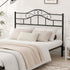 TTGIEET Metal Full Headboard, Adjustable Height, Vintage Iron Scrollwork Design with Bed Frame Brackets Adapter