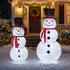 TTGIEET 5ft Lighted Pop-Up Snowman Outdoor Christmas Decoration with 140 LED Lights, Hat & Scarf