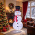 TTGIEET 5ft Lighted Pop-Up Snowman Outdoor Christmas Decoration with 140 LED Lights, Hat & Scarf