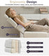 TTGIEET White Hydraulic Pedicure Chair for Nail Tech with Adjustable Footrest, Technician Stool, Built-In Dust Collector