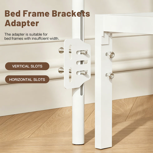 TTGIEET Metal Full Headboard, Adjustable Height, Vintage Iron Scrollwork Design with Bed Frame Brackets Adapter
