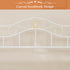 TTGIEET Metal Twin/Twin XL Headboard, Adjustable Height, Vintage Iron Scrollwork Design with Bed Frame Brackets Adapter