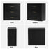TTGIEET Wooden Dresser with 3 Large Drawers, Modular Media Console Storage Chest of Drawers, Sideboard Credenza for Living Room, Entryway, Kitchen