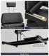 TTGIEET Black Hydraulic Pedicure Chair for Nail Tech with Adjustable Footrest, 360 Swivel, No Plumbing for Salon