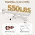 TTGIEET 550 lbs Electric Lift Massage Table, Height Adjustable Spa Esthetician Bed with Remote Control, 55° Adjustable Backrest
