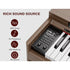 TTGIEET 88-Key Upright Digital Piano with Bench, Full-Size Electric Keyboard with Stand and 3 Pedals, Headphone Jack