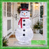 TTGIEET 6ft Lighted Pop-Up Snowman Outdoor Christmas Decoration with 225 LED Lights, Hat & Scarf