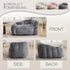TTGIEET Dog Sofa Couch Bed for Medium, Large Dogs, 51" Pet Sofa with Faux Fur Fabric, Comfortable Pet Couch with Backrest and Armrests