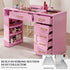 Paddie Nail Desk, built-in dust collector, multi-drawers