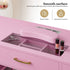 Paddie Nail Desk, built-in dust collector, multi-drawers