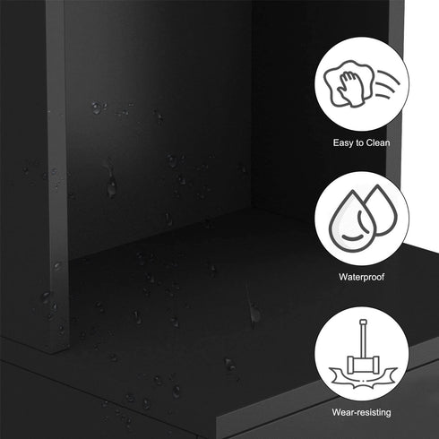 Estación de barbero Paddie con estantes