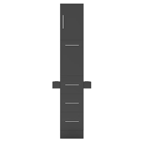 Estación Paddie Barber con soportes para secador de pelo