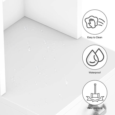 Estación de barbero Paddie con estantes