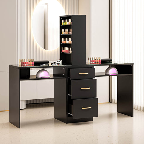 Paddie Double Manicure Table