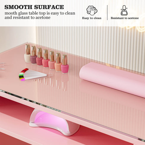 Paddie Double Manicure Table