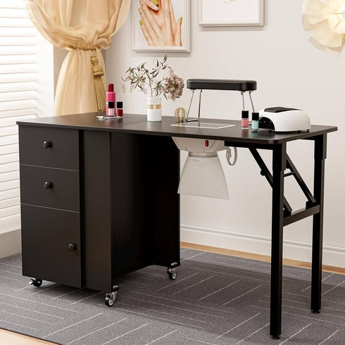 Paddie Foldable Manicure Table