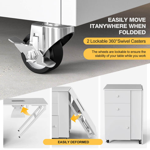 Paddie Foldable Manicure Table