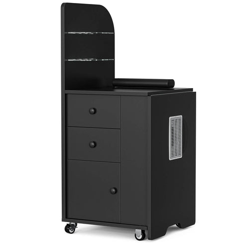 Upgraded! Paddie Foldable Nail Table with Storage