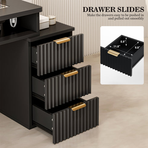 Paddie Nail Table with Built-in Dust Collector, visible light