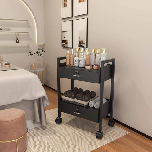 Paddie Salon Cart with Drawers