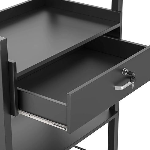 Paddie 3-Layer Salon Trolley Cart