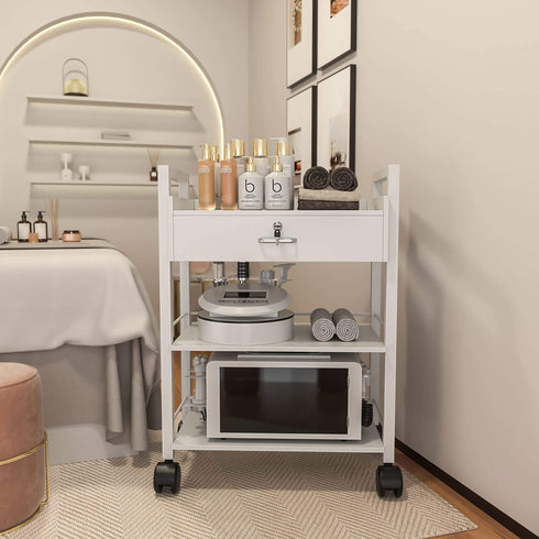 Paddie 3-Layer Salon Trolley Cart