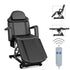 Electric Facial Bed 4-Section Massage Table w/ 3 Motors & Remote – Adjustable Beauty Bed for Esthetician, Tattoo, Spa, Waxing, Lashing (Black)