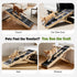 TTGIEET Upgraded Dog Ramp for Couch, Foldable Wooden Pet Ramp with 4 Adjustable Heights from 14'' to 22", Portable Pet Steps with Detachable Guardrails for Small Dogs, Puppies, Injured and Old Dogs