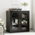 TTGIEET Sideboard Buffet Cabinet with Storage, Kitchen Storage Cabinet with 2-Doors,White,for Living Room,Dining Room,Entryway