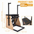 TTGIEET Wood Pilates Reformer Chair with Adjustable Resistance Springs, Split Pedals & Handles, Home Gym Core Trainer for Rehab