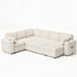 TTGIEET 7-Seater U-Shaped Sectional Sleeper Sofa, Reversible Pull-Out Sofa Bed with Storage & Cup Holders, Corduroy Couch for Living Room