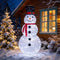 TTGIEET 6ft Lighted Pop-Up Snowman Outdoor Christmas Decoration with 225 LED Lights, Hat & Scarf