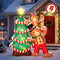 TTGIEET 8FT Christmas Inflatables Outdoor Decorations, Blow Up Yard Decoration