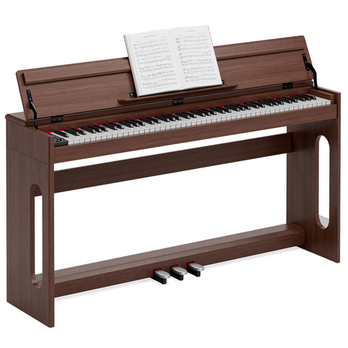 TTGIEET 88 Key Digital Piano Keyboard, Full Size Electric Piano with Piano Stand, Headphone Jack, 3 Pedal, Electronic Piano for Beginner