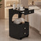TTGIEET Salon Stylist Rolling Cart with 3 Drawers and Pull-Out Desktop, Makeup Tool Organizer for Beauty Spa Barbershop