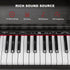 UMOMO 88 Weighted Key Digital Piano Keyboard with Piano Bench, Full Size Electric Piano with Piano Stand, Headphone Jack, 3 Pedal, Electronic Piano for Beginner, Adults