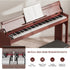 TTGIEET 88 Key Digital Piano Keyboard, Full Size Electric Piano with Piano Stand, Headphone Jack, 3 Pedal, Electronic Piano for Beginner