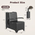 TTGIEET Professional Hair Dryer Chair, 1000W Hooded Salon Dryer with Adjustable Angle & Height, 3 Temperature Settings, 60-Minute Timer