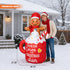 TTGIEET 6FT Inflatable Gingerbread Man in Hot Cocoa Mug with 6 LED Lights – Outdoor Christmas Yard Decoration for Garden, Lawn & Holiday Parties