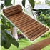 TTGIEET Roll Out Straight Wood Garden Pathway, 12 ft x 17 in Walkway Path with Rounded Edges & Wire Rope Connectio for Backyard Wedding Party